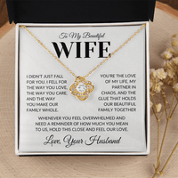 Load image into Gallery viewer, Gift For Wife - Fell For the Way You Love - Infinity Knot Necklace - Bard Jewelry

