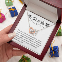 Load image into Gallery viewer, For Sister - Hearts in Unity - Interlocking Hearts Necklace (NB) - Bard Jewelry
