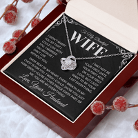 Load image into Gallery viewer, Gift for Your Wife - Every Beat of My Heart and Every Breath in my Chest - Infinity Knot Necklace - Bard Jewelry
