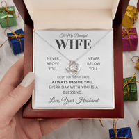 Load image into Gallery viewer, Gift For Wife "Every Day With You Is A Blessing" Infinity Knot Necklace - Bard Jewelry
