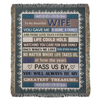 Load image into Gallery viewer, The Greatest Treasure Blanket — Gift for Wife - Bard Jewelry

