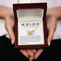 Load image into Gallery viewer, For Sister - Hearts in Unity - Interlocking Hearts Necklace (NB) - Bard Jewelry
