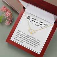 Load image into Gallery viewer, For Sister - Hearts in Unity - Everlasting Love Necklace (NB) - Bard Jewelry

