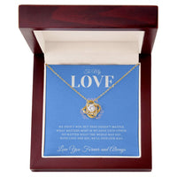 Load image into Gallery viewer, We Still Have Each Other - Love Knot Necklace - Bard Jewelry
