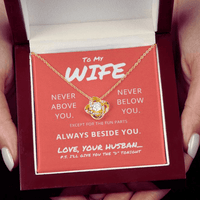 Load image into Gallery viewer, Gift For Wife - Always Beside You (P.S. The ‘D' Tonight) - Love Knot Necklace - Bard Jewelry
