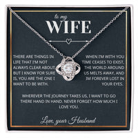 Load image into Gallery viewer, Time Ceases to Exist - Love Knot Necklace - Bard Jewelry
