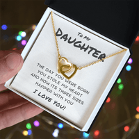 Load image into Gallery viewer, Gift For Daughter - Stole my Heart - Shared Heart - Bard Jewelry
