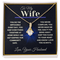 Load image into Gallery viewer, She Does The Impossilble Necklace - Gift For Wife - Bard Jewelry
