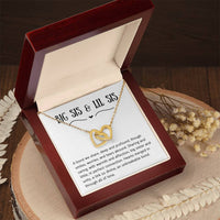 Load image into Gallery viewer, For Sister - Hearts in Unity - Interlocking Hearts Necklace (NB) - Bard Jewelry
