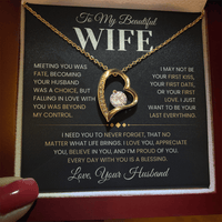 Load image into Gallery viewer, Gift For Wife "Your Last Everything" Heart Neckalce - Bard Jewelry
