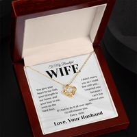 Load image into Gallery viewer, Gift For Wife - I'd Still Choose you Every Time - Infinity Knot Necklace - Bard Jewelry
