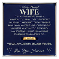 Load image into Gallery viewer, The "Unjustly Blamed" Ring — Funny Personalized Gift for Your Wife - Bard Jewelry
