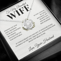 Load image into Gallery viewer, Gift For Wife - Falling for you was Inevitable - Love Knot Necklace - Bard Jewelry
