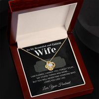 Load image into Gallery viewer, Sometimes I say Stupid Things - Love Knot Necklace - Bard Jewelry

