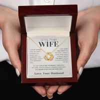 Load image into Gallery viewer, Gift For Wife - Never Stop Falling For You - Infinity Knot Necklace - Bard Jewelry
