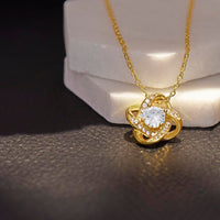 Load image into Gallery viewer, Gift For Wife " Never Forget That I Love You" Infinity Knot Necklace - Bard Jewelry
