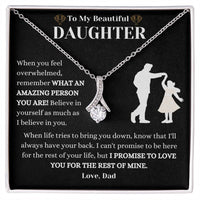 Load image into Gallery viewer, To My Amazing Daughter - Alluring Beauty Necklace - Bard Jewelry
