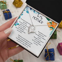 Load image into Gallery viewer, To My Mom - Guide That Sets Me Free - Forever Love Necklace - Bard Jewelry
