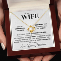 Load image into Gallery viewer, Loving you was out of my control-Love Knot Necklace
