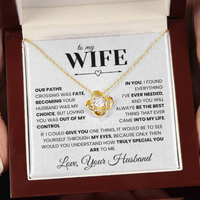 Load image into Gallery viewer, In You I Found Everything-Love Knot Necklace
