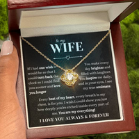 Load image into Gallery viewer, Love You Longer Love knot Necklace
